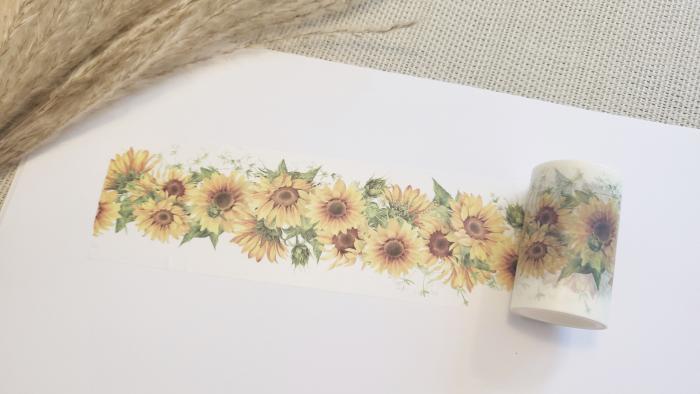 Design Washi Tape Sunflowers